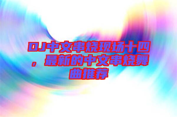 DJ中文串燒現(xiàn)場(chǎng)十四，最新的中文串燒舞曲推薦
