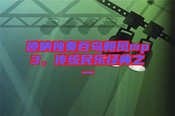 嗩吶獨(dú)奏百鳥朝鳳mp3，傳統(tǒng)民樂(lè)經(jīng)典之一