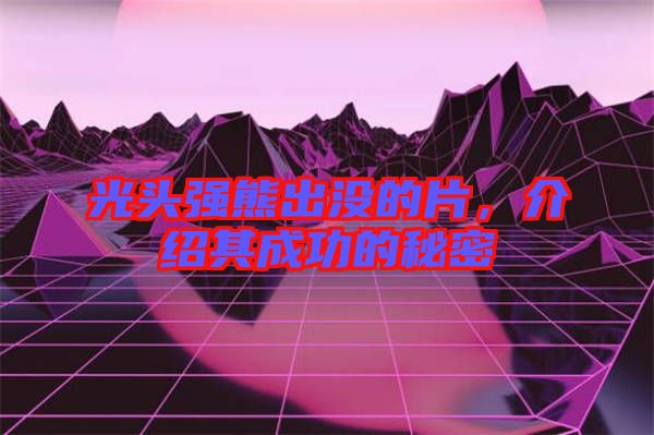 光頭強熊出沒的片，介紹其成功的秘密