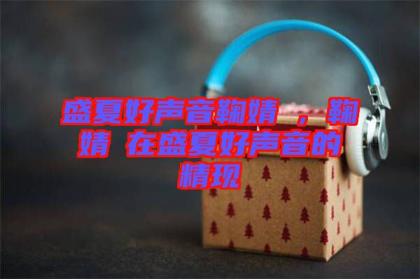 盛夏好聲音鞠婧祎，鞠婧祎在盛夏好聲音的精現