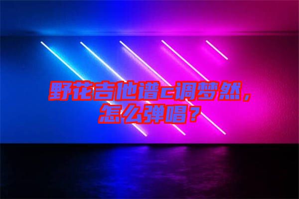 野花吉他譜c調(diào)夢然，怎么彈唱？