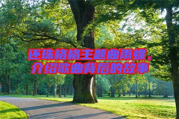 還珠格格主題曲雨蝶，介紹歌曲背后的故事
